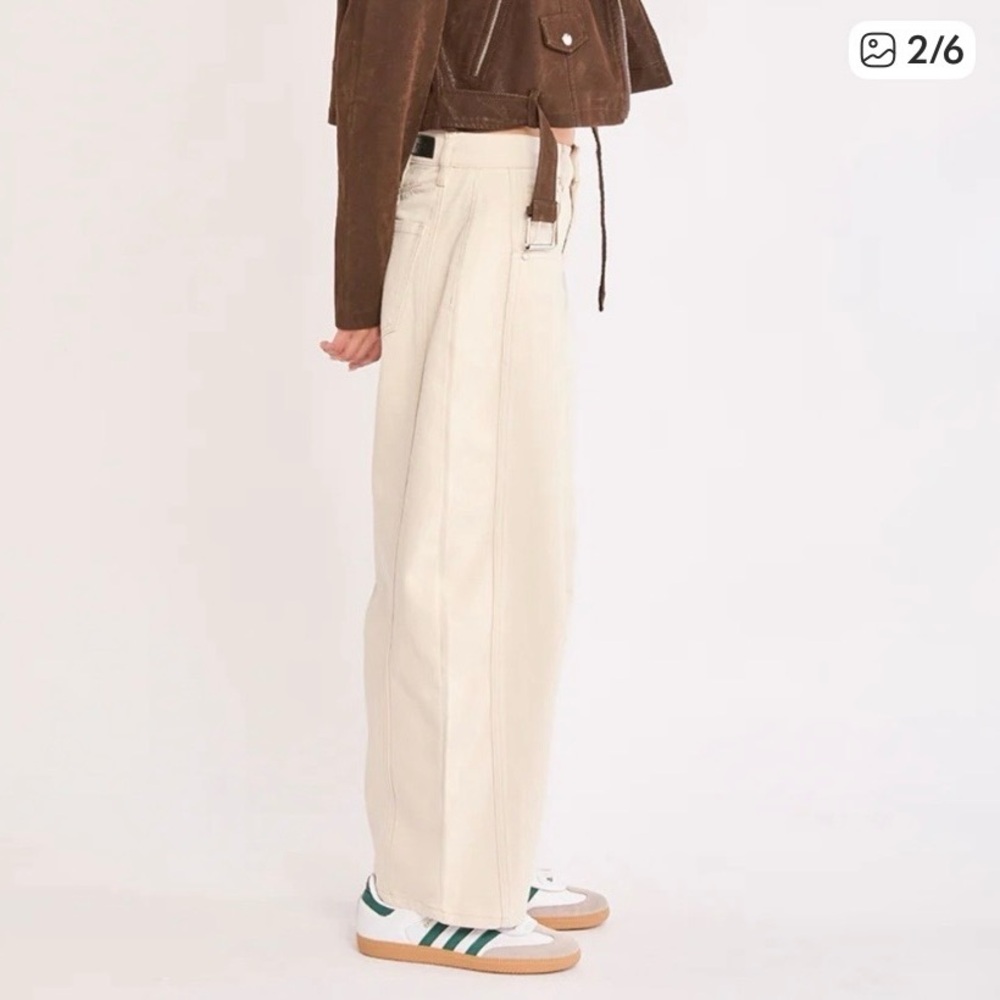PTCL Cove - Low Loose Non Stretch Barrel Leg Jean